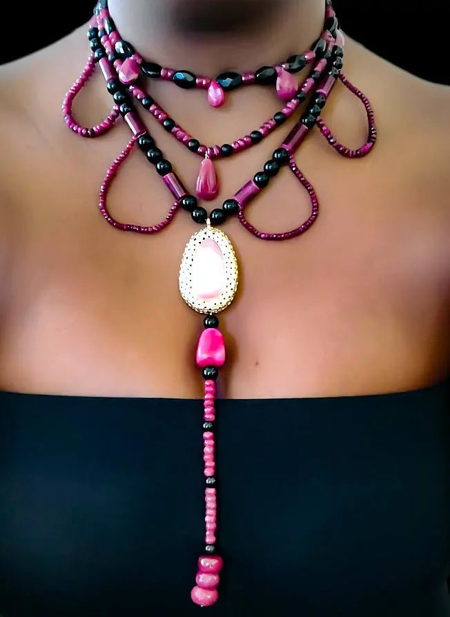 Ruby Collar Necklace